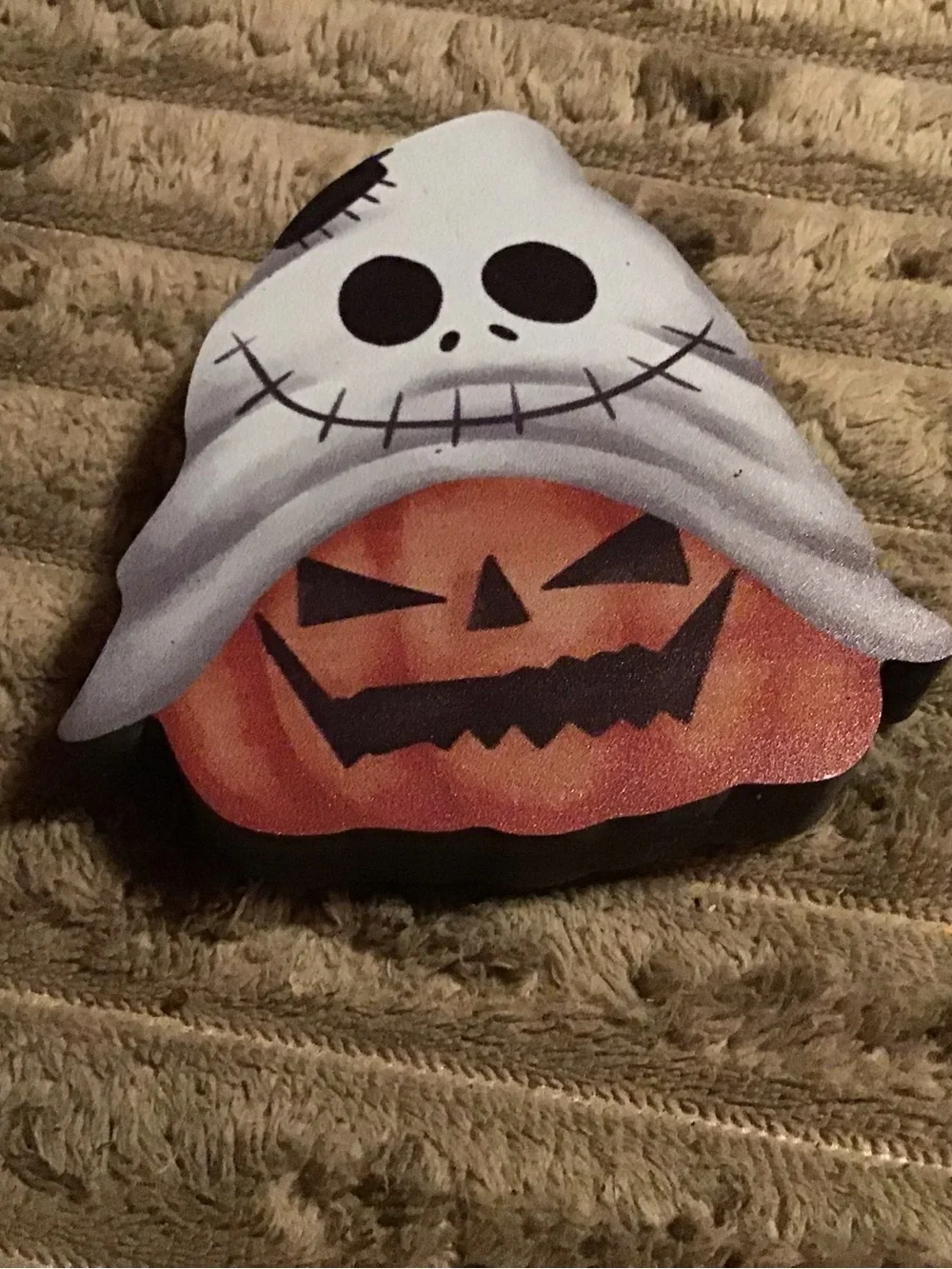 Kids Halloween Pumpkin Ghost Costume Accessory - White & Orange